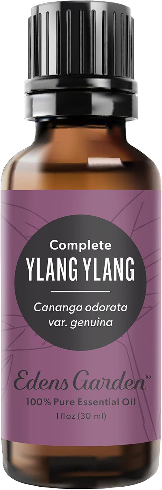Edens Garden Ylang Ylang- Complete Essential Oil- 100% Pure Premium Grade, Undiluted, Natural, Therapeutic, Aromatherapy, The Best for Diffuser, Face, Candle, Laundry 30 ml (1 fl oz)