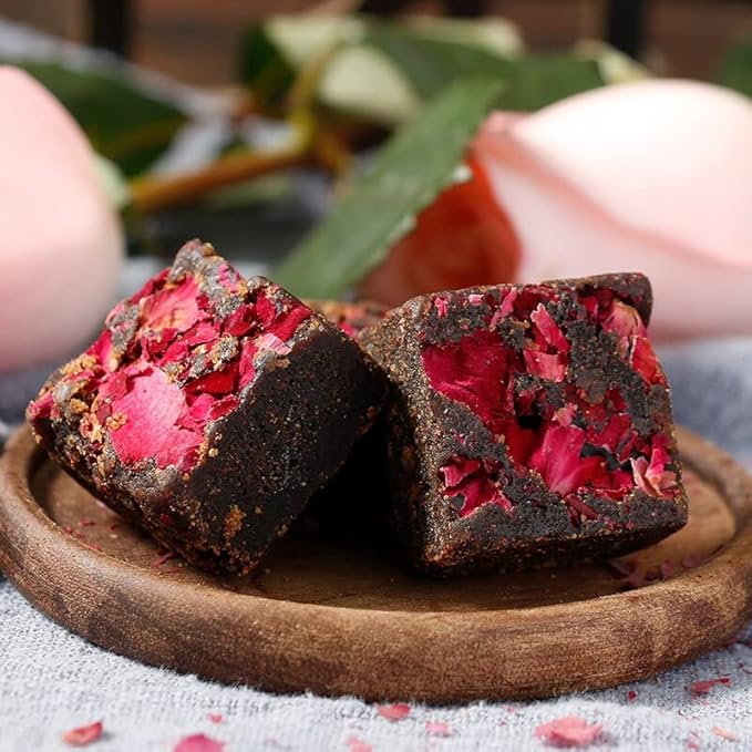 Black sugar rose tea 8.81oz -Mellow taste-Instant sugar tea-Rose sugar tea玫瑰黑糖250g