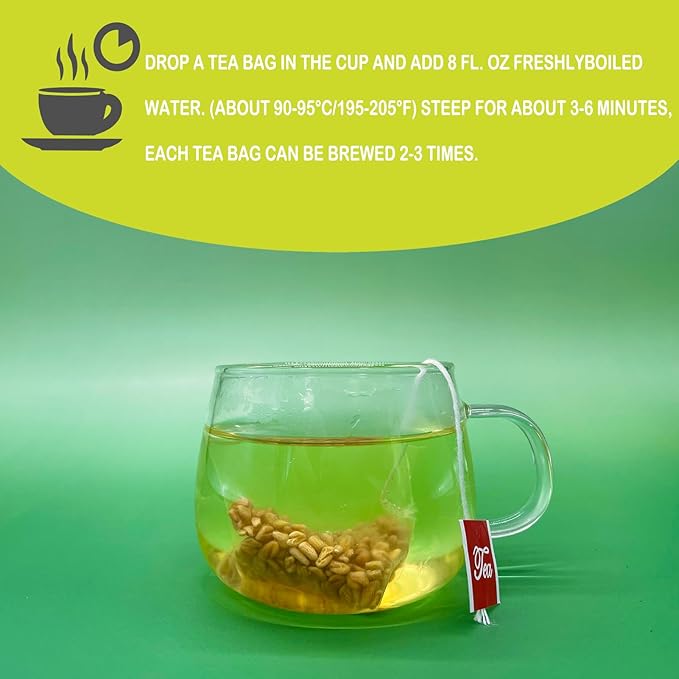 Samcci - Fenugreek Seed Tea Bags, 50 Teabags, 3g/bag - Natural Healthy Fenugreek Methi Seeds Herbal Tea - Non-GMO - Caffeine-free - Support Digestion & Improve Heart Health