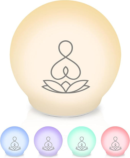 Syrinx Guided Meditation Light – Meditation Aid with Rhythmic Glow for Focus,Anxiety Relief Items for Calm Down Corner，Stress-Relieving Relaxation & Mindfulness, Quiet Rooms,Home or Office Use