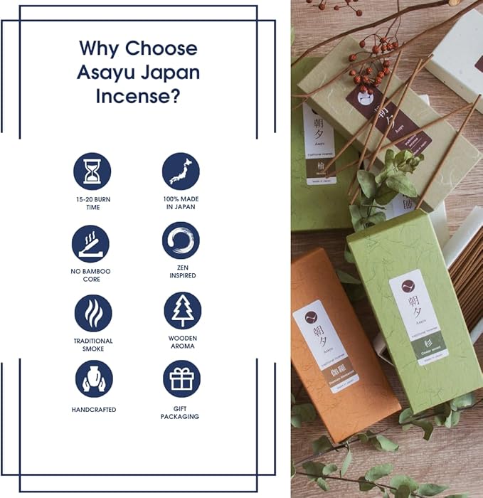 Aloeswood Incense Sticks 40g Premium by Asayu Japan