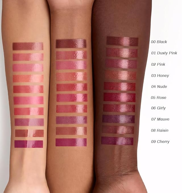 evpct Nude Honey Lipstick Tinted Lip Balm, Sheer Hydrating Shine Tinted Lipstick for Women, Moisturizing Lip Color, Nourishing Tinted Lip Balm Plumper Gloss Stain, Glossy Shiny Finish, 04 Nude