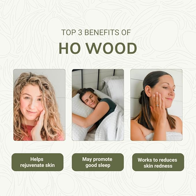 Ho Wood Essential Oil Direct from Malagassi - Ho Wood Essential Oil for Diffusers, Candle-Making, Soap-Making, Aromatherapy, for Skin and Hair (22lbs)