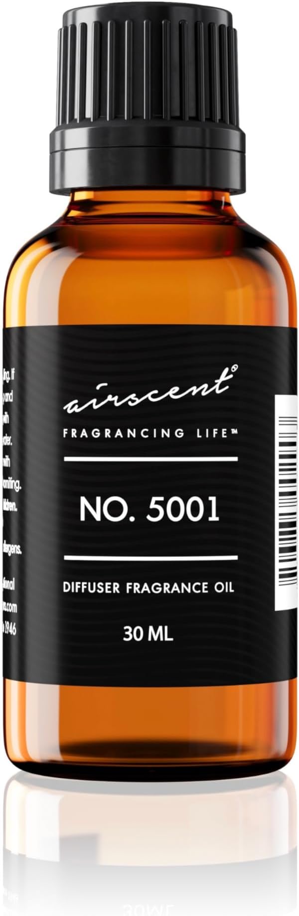 AirScent Baccarat Rouge Inspired Diffuser Oil - Perfume Dupe - Premium Fragrance Oil No. 5001 for Ultrasonic and Waterless Diffusers and Crafting - 30 mL, 1 fl oz Glass Dropper Bottle