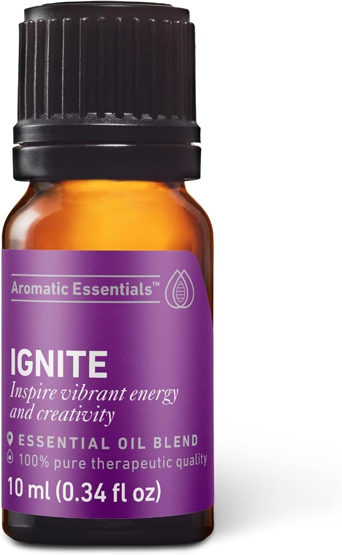 Aromatics International Ignite Essential Oil Blend, 10ml | Aromatherapy Oil for Motivation