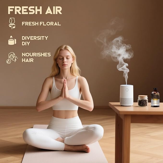 Black Pepper Fragrance Oil-Black Pepper Essential Oil 4.33oz (130ml)-100% Pure Natural Scent for Diffusers, Candles, Soap Making & Aromatherapy-Relaxing Home & Gift Essential Oil for Bath, Massage