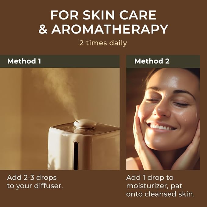 Gya Labs Rosewood Essential Oil - 0.34 Fl Oz - for Hair, Skin, Diffuser, Aromatherapy & DIY Candle Making Scent