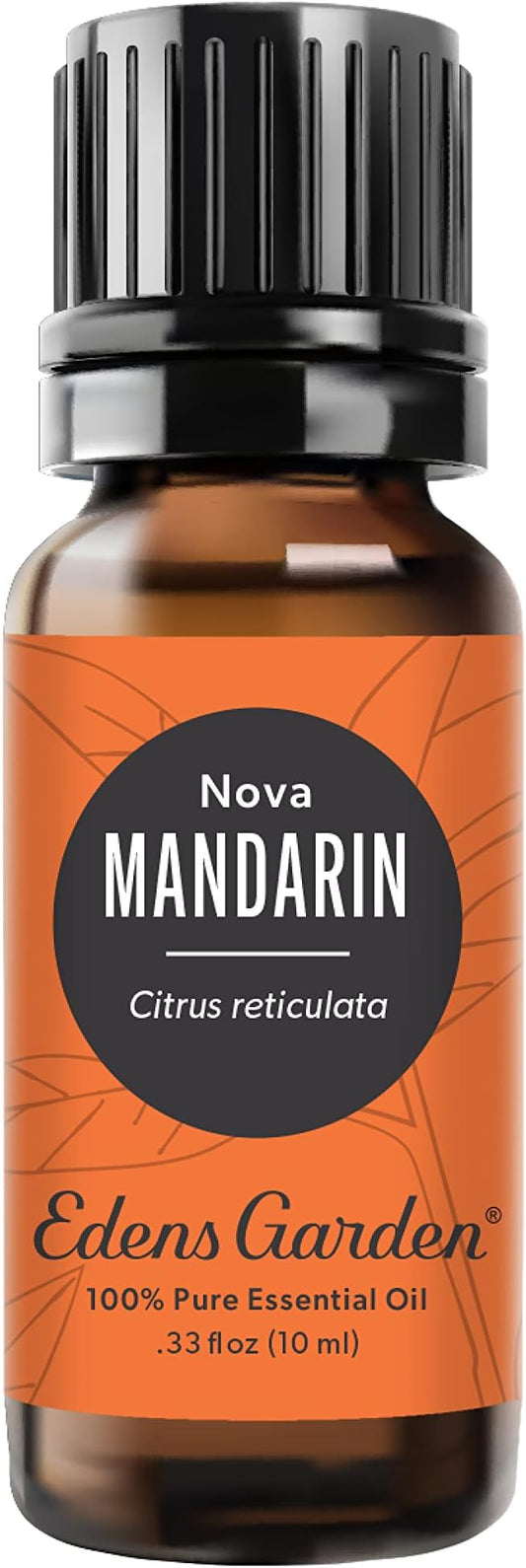 Edens Garden Mandarin- Nova Essential Oil- 100% Pure Premium Grade, Undiluted, Natural, Therapeutic, Aromatherapy, The Best for Diffuser, Candle, Laundry, Kid Safe 10 ml (.33 fl oz)