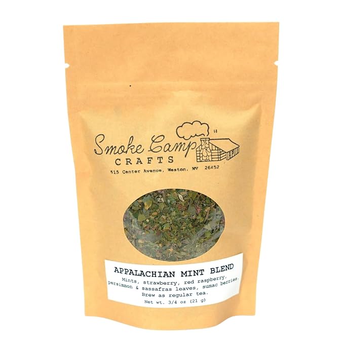 Smoke Camp Crafts Herbal Tea Blend - Appalachian Mint Blend, 3/4 oz (21 g)