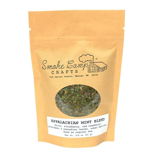 Smoke Camp Crafts Herbal Tea Blend - Appalachian Mint Blend, 3/4 oz (21 g)