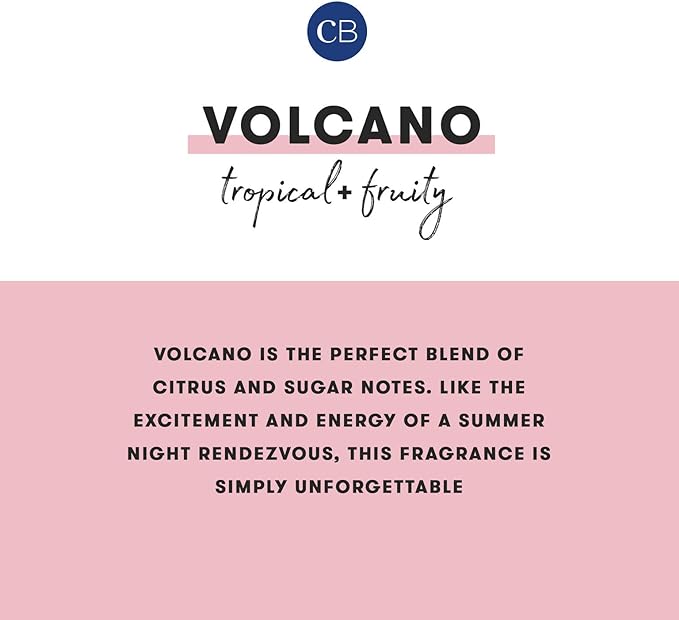 Capri Blue Diffuser Oil Refill - Premium Fragrance Oil - Use with Electric or Ultrasonic Diffusers for Home - Long Lasting Sugared Citrus Scent (Volcano, 0.5 fl oz)