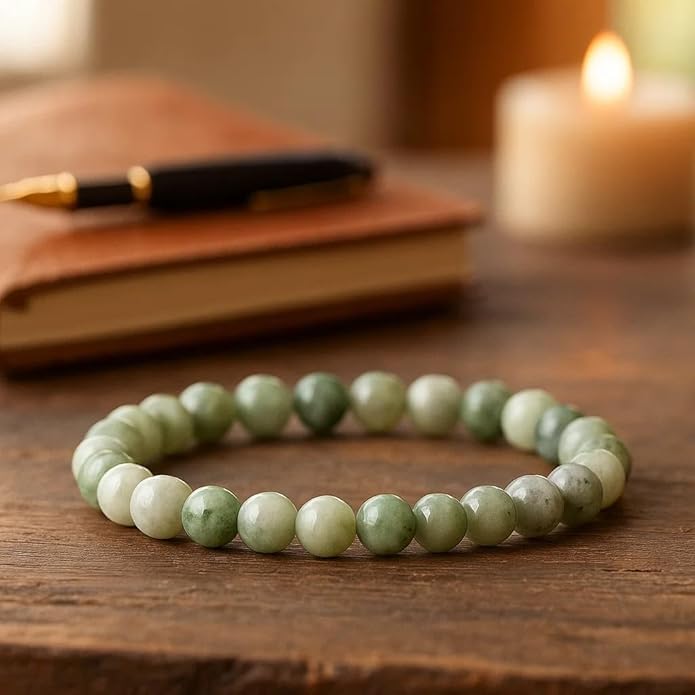 Cherry Tree Collection - Small, Medium, Large Sizes - Gemstone Beaded Bracelets For Women and Men - 6mm Round Beads