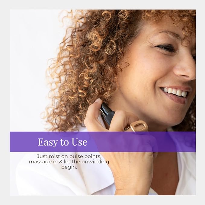 Silk Road Organic Lavender Essential Oil Spray, Lavandula Angustifolia, 100% Pure USDA Certified Aromatherapy for Calming, Relaxation & Skin – 1 oz Spray - Always Pure, Always Organic