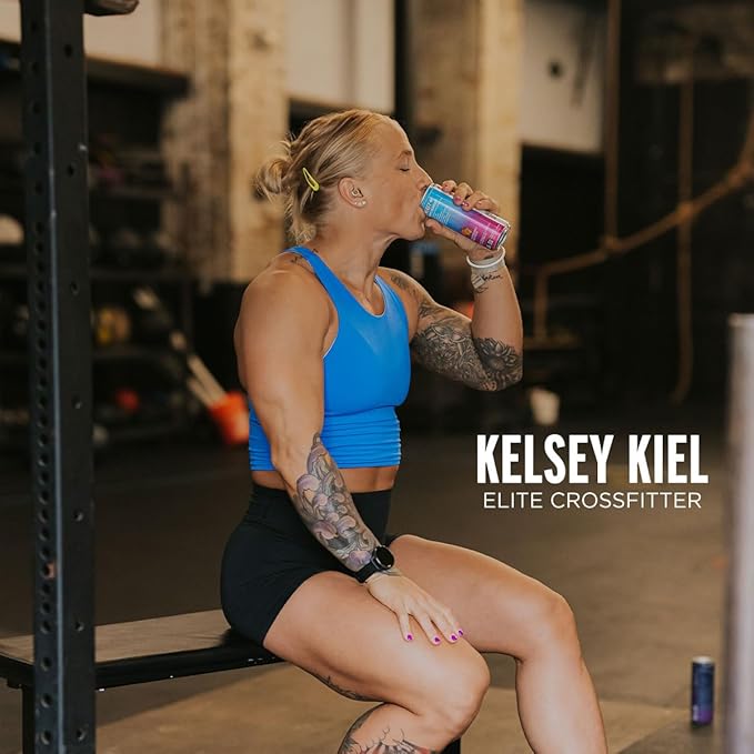 FITAID ENERGY, 200mg Natural Caffeine, Keto, Raspberry Hibiscus, Optimum Performance Formula: BCAAs, Quercetin, Electrolytes, Omega-3s, 15 calories, Paleo, Vegan & GlutenFree, 12 Fl Oz (Pack of 12)