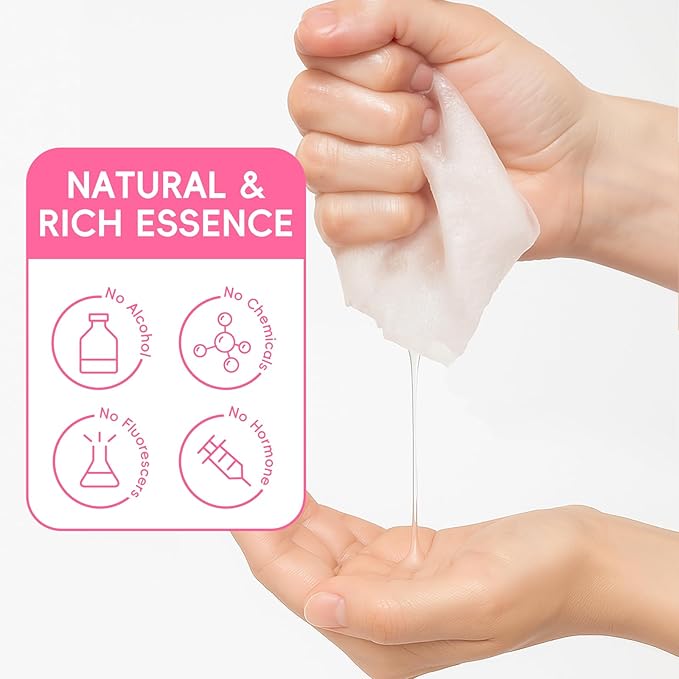 Fruit Face Masks Skincare, Facial Masks for Women, Skin Care for Teens 10-12, Sheet Masks Beauty with Natural Ingredients, Moisturize & Soothe for All Skin Type, Birthday Party Spa Gift 25 Pack