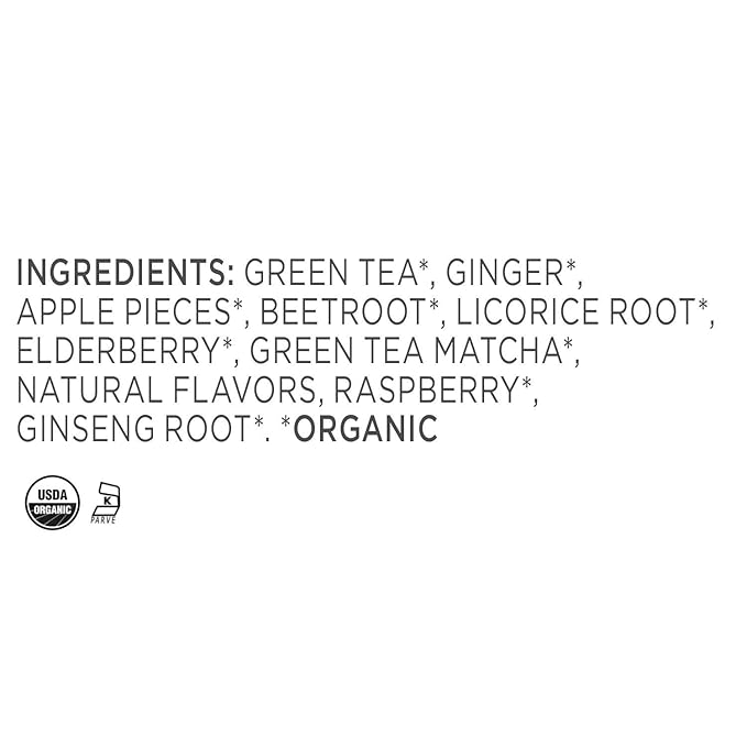 Tea Forte Invigorate Premium Organic Loose Leaf Caffeinated Green Tea Blend Canister, Makes 35-50 Cups