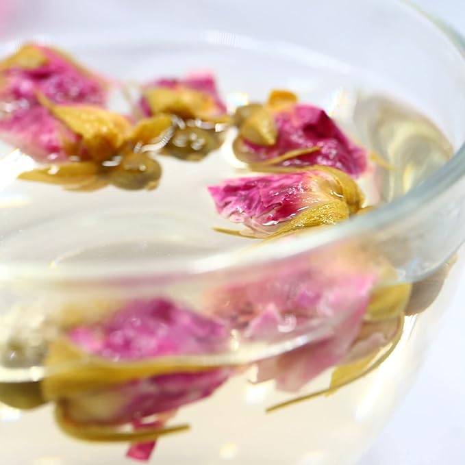 FullChea - 100% Pure Natural Dried Rose Buds - 4oz/114g - Premium Food-grade Fragrant Rosebuds Dried Flowers - Perfect Choice For Rose Tea, Baking, Crafting, Soap Making (Pack of 2)