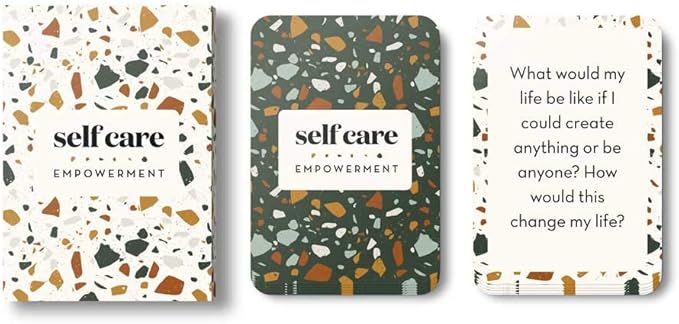 Allura & Arcia Empowering Self Care Questions - 52 Stress Relief Cards for Meditation, Mindfulness, Yoga & Gifts