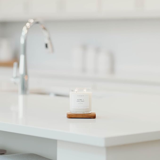 Calyan Wax Co. 2 Wick Candle, Home + Holiday Scented Candle, 37 Hour Burn Time, Aromatherapy Soy Candles, Non Toxic & Vegan Soy Wax, Glass Tumbler Scented Candles, 8.8oz