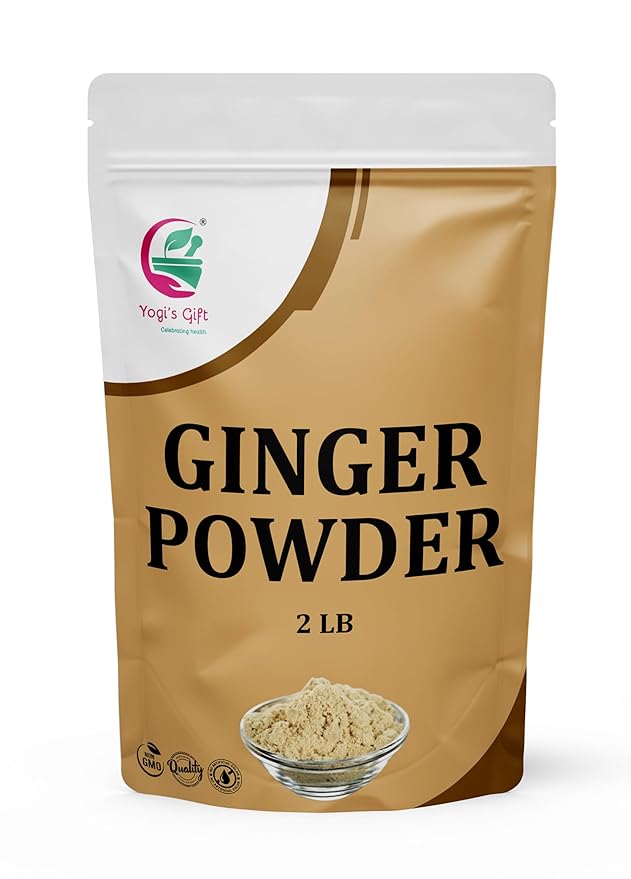 Ginger Powder 2 LB | As Spicy as Fresh Ginger | Flavourful Powdered | 100% Pure and Natural | Great for Baking and Tea | By Yogi’s Gift®