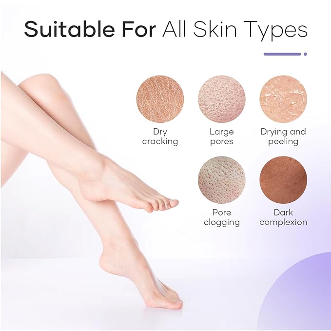 Deluxe Pedicure 6 Step in 1 Box – Epsom Salt, Callus Remover, Extreme Sugar Scrub, Collagen Mask, Massage Oil Candle & Shea Butter Lotion. (Lavender 50 Set)