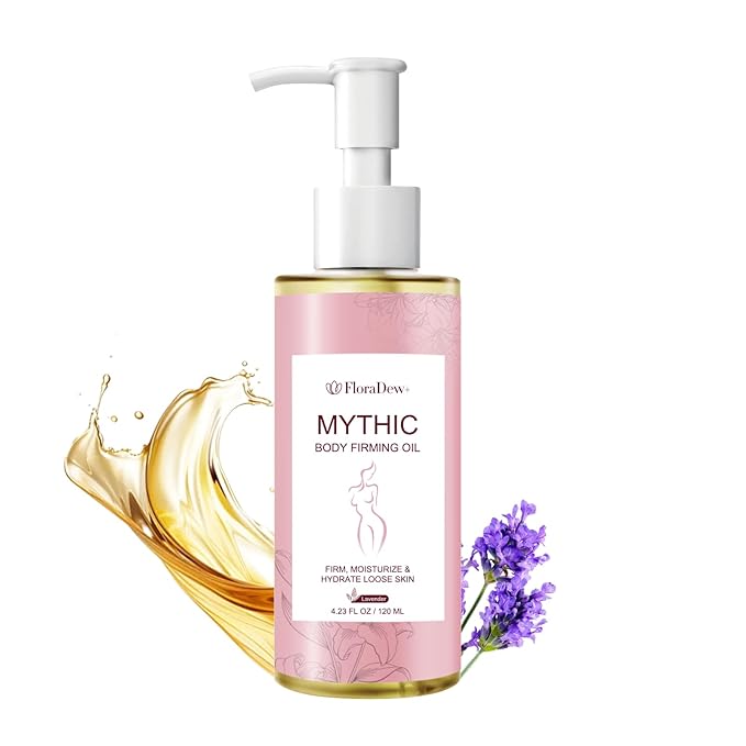 Mythic Body Firming Oil Skin Tightening Body Oil After Shower for Women Tighten Hydrate & Nourish Dry Skin 4 FL OZ(Lavender)