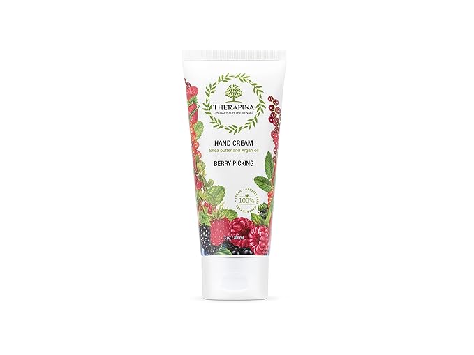 Aromatherapy Hand Cream for Dry Skin – Shea Butter Hand Cream for Women and Men with an Awakening, Long-Lasting Berry Picking Scent – Vegan Hand Cream Lotion for Dry Skin, 3 Oz.