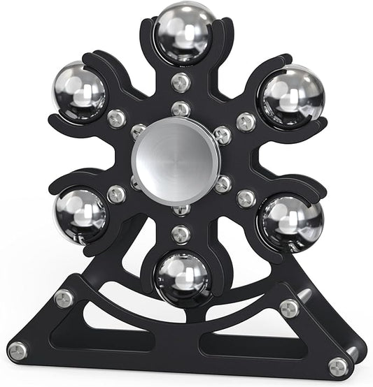 Desk-Fidget-Toys for Ferris-Wheels-Spinner: 4mins Kinetic-Metal-Spinner, Cool-Gadgets-Stuff for Kid Children Teen Adult EDC-Toy, ADHD Tools Stress Relief for Office Home School Men Woman Christmas