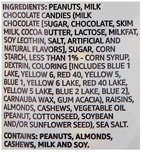 Amazon Brand - Happy Belly Nuts, Chocolate & Dried Fruit, Trail Mix, 16 Ounce (Pack of 2)