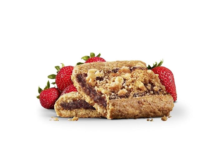Nature's Bakery Oatmeal Crumble Bars, Strawberry, 6-6 Count Boxes (36 Bars), Vegan Snacks, Non-GMO (Pack of 2)