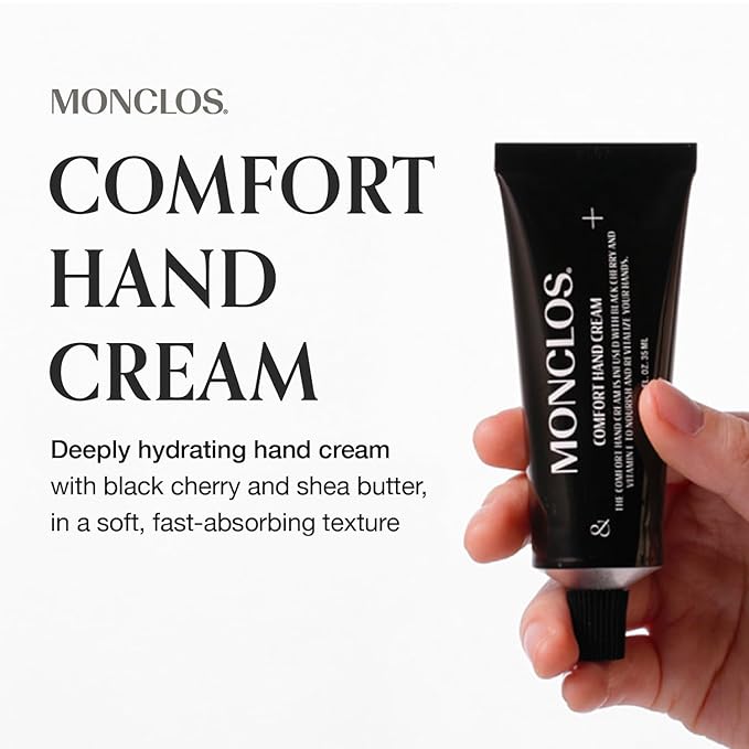 Comfort Hand Cream (1.18 fl oz) - Lightweight Hydrating Hand Moisturizer with Black Cherry Antioxidants, Shea Butter, and Sweet Almond Oil for Non-Greasy Soft Skin