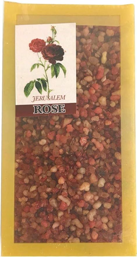 Holy Land Market Incense From Jerusalem - 100 Grams (3.5 Ounces) (Rose)