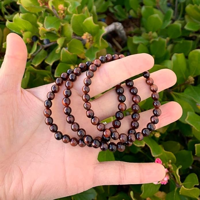 Adabele 1pc Natural Stretch Gemstone Bracelet 6mm (0.24 Inch) Bead 7" 7.5" 8 inch Healing Crystal Quartz Energy Chakra Jewelry Women Birthday Gift