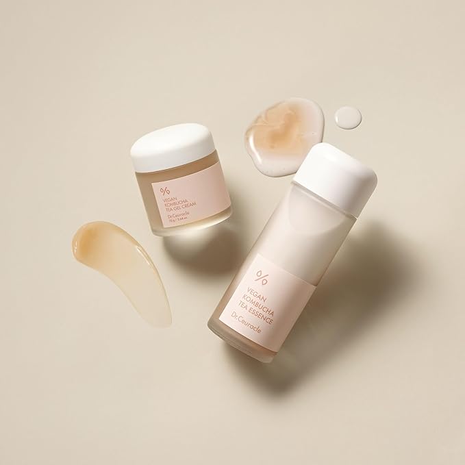 Dr.Ceuracle Vegan Kombucha Tea Essence - Hydrating Milky Toner with Kombucha Tea Extract, Centella Asiatica, Ceramide, Korean Skincare (150 ml / 5.07 fl. oz.)