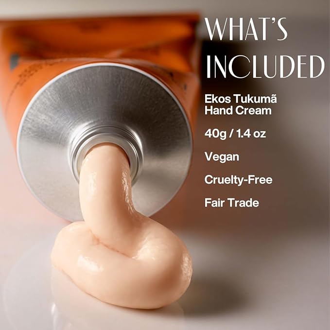 Natura – Tukumã Hyaluronic Acid Boosting Hand Cream - Moisturize & Improve Skin Texture - Anti-Signs & Anti-Aging - Vegan Skin Care - Brazilian Beauty Secrets - Self Care & Body Care - 1.41oz (40g)