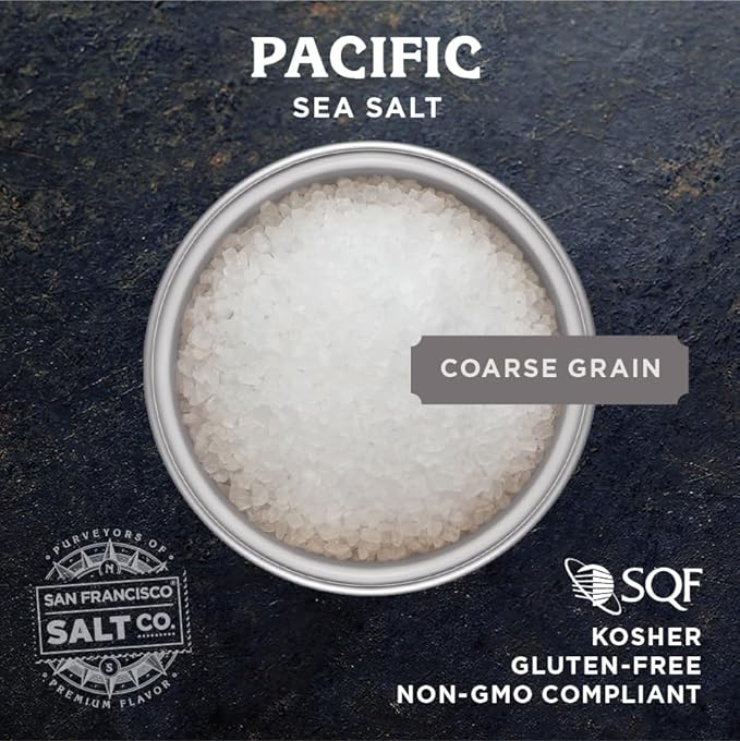 Gourmet Sea Salt - 5 lbs. Bulk Medium Coarse Grain by San Francisco Salt Company