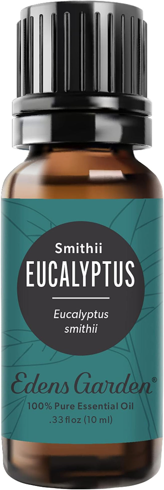 Edens Garden Eucalyptus- Smithii Essential Oil- 100% Pure Premium Grade, Undiluted, Natural, Therapeutic, Aromatherapy, The Best for Diffuser, Skin, Hair, Humidifiers 10 ml (.33 fl oz)