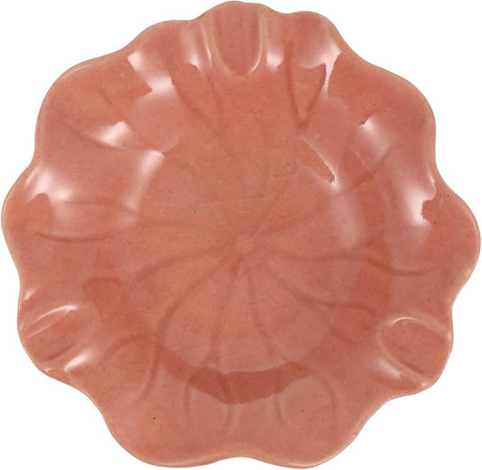 Ceramic Dish for Electric Oil Burner Warmer Diffuser Bowl Holder Essential Oil Plate Ceramic Warmer Tealight Candle Holder Bowl Home Decoration Red