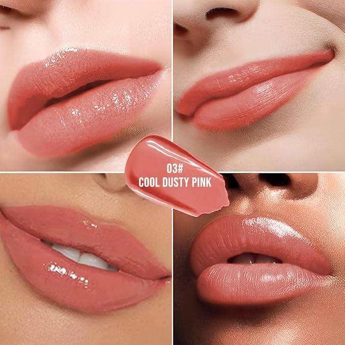 Lip Stain - Wipe-Off &Peel Off Lip Color | Waterproof, Long Lasting, Transfer-Resistant, Smudge-Proof Lip Tint | Easy Wipe Finish, High Pigment | All-Day Vibrant Kiss-Proof Lip Stain, Muted Terracotta