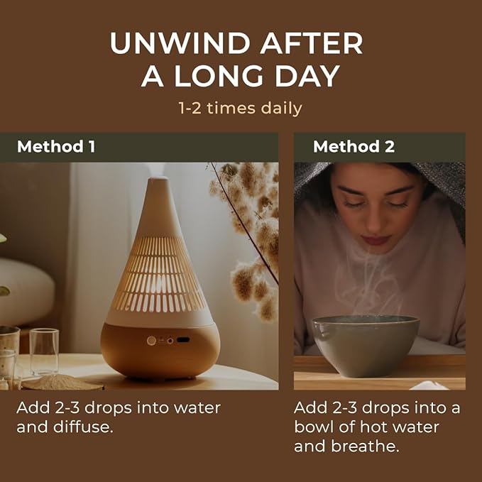 Gya Labs Vetiver Essential Oil - 0.34 Fl Oz - for Hair, Skin, Diffuser, Aromatherapy & DIY Candle Making Scent