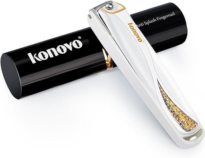 Konovo Nail Clippers for Women Travel,