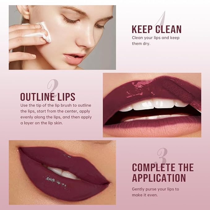 Lip Stain - Wipe-Off &Peel Off Lip Color | Waterproof, Long Lasting, Transfer-Resistant, Smudge-Proof Lip Tint | Easy Wipe Finish, High Pigment | All-Day Vibrant Kiss-Proof Lip Stain, Muted Terracotta