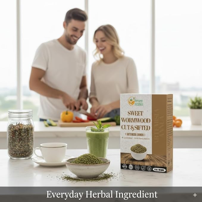 Herbs Botanica Sweet Wormwood Herb Tea Loose Leaf Artemisia Annua/Qinghao Sweet Annie Wormwood Loose Leaves Herbs Non GMO Dried 100% Guaranteed Authentic4 oz