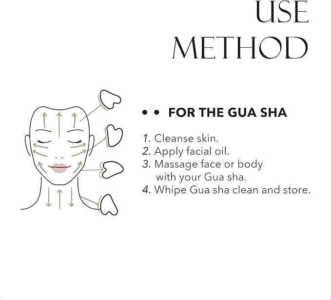 Padime 2 pcs | Premium Set Massage 2-in-1 | Rose Quartz Gua Sha Stone Facial Tools + Jade Comb Scalp Massager | Puffiness Reducing & Relieve Muscle Tension - Stimulates and Strengthens Hair Growth