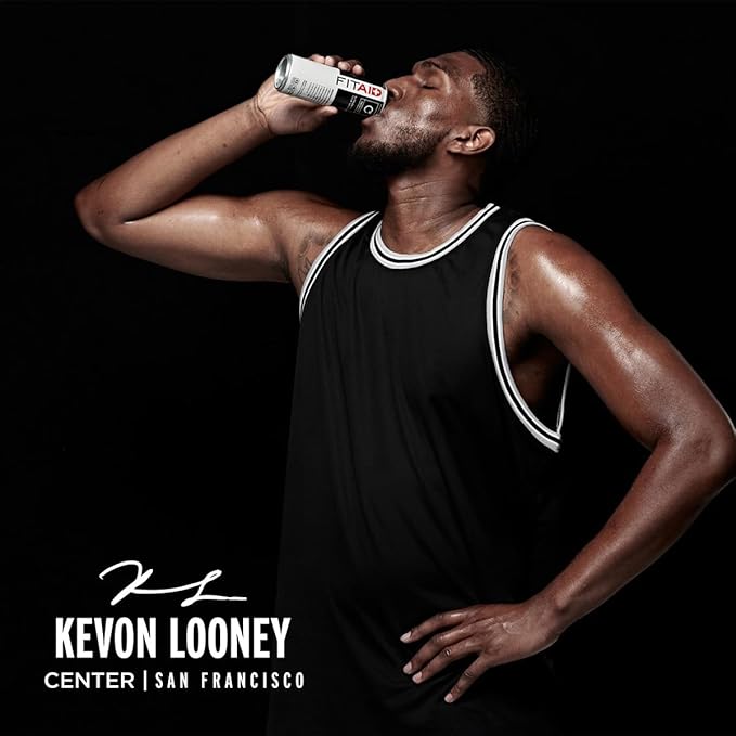 FITAID Recovery Blend, 100% Clean and Paleo Friendly, BCAAs, Glucosamine, Electrolyes, L-Glutamine, L-Arginine, Turmeric, Naturally Sweetened, Vegan 12 Fl Oz (Pack of 24)