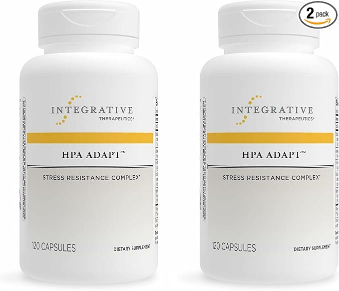Integrative Therapeutics HPA Adapt - Adaptogenic Supplement for Stress Support* - Includes Ashwagandha, Rhodiola & Other Adaptogenic Herbs* - Vegan, Dairy-Free & Gluten-Free - 240 Capsules