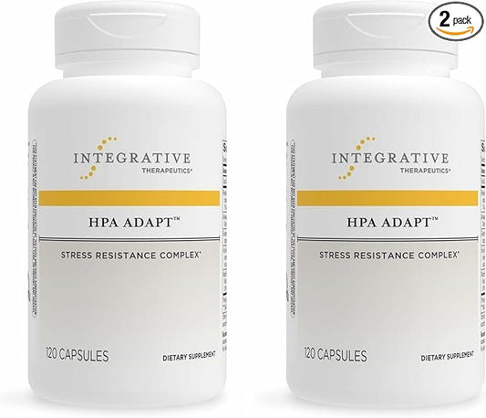 Integrative Therapeutics HPA Adapt - Adaptogenic Supplement for Stress Support* - Includes Ashwagandha, Rhodiola & Other Adaptogenic Herbs* - Vegan, Dairy-Free & Gluten-Free - 240 Capsules