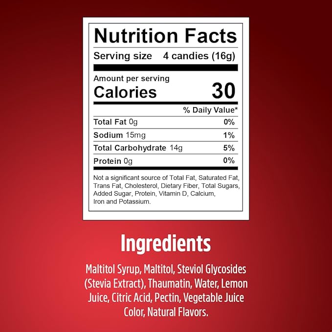 SweetSide Sugar Free Fruit Jelly Candy, 1lb Pack of Sugar Free Candy Bulk, These Candies Individually Wrapped for Convenience and Freshness, Perfect for Sharing or Portion Control