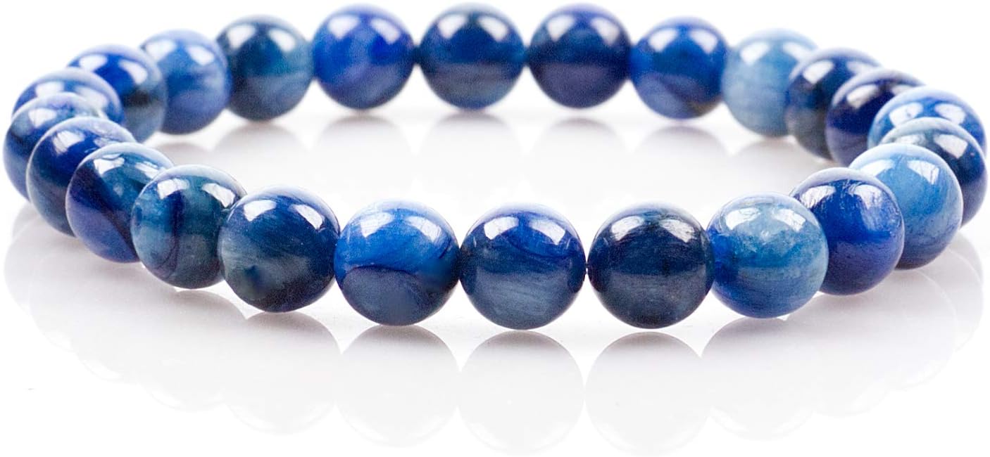 Cherry Tree Collection - Small, Medium, Large Sizes - Gemstone Beaded Bracelets For Women and Men - 8mm Round Beads