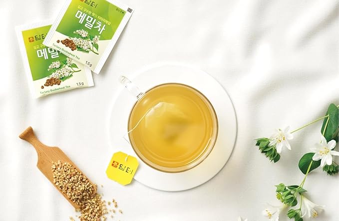 Damtuh Tartary Buckwheat Tea – Nutty & Refreshing Herbal Tea, Caffeine-Free, 100 Tea Bags (1.5g each)